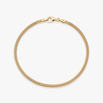 18K Gold Over Silver