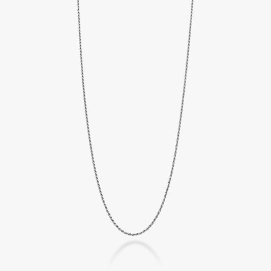 Rhodium Plated Sterling Silver