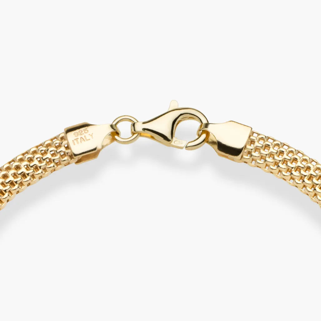18K Gold Over Silver