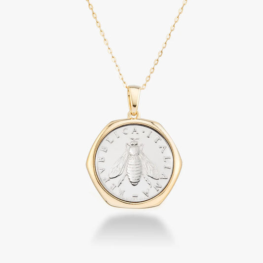 18K Gold Over Silver