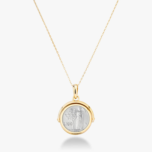 18K Gold Over Silver