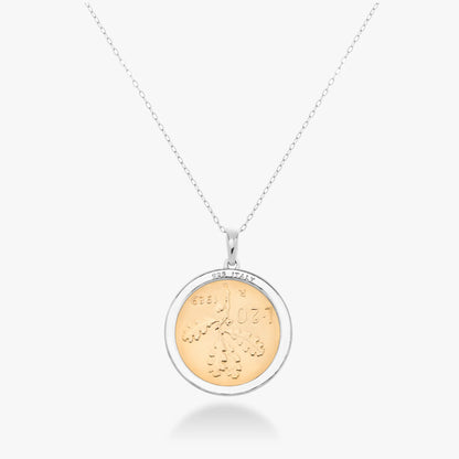 Rhodium Plated Sterling Silver
