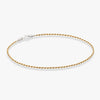 Two-Tone 18K Gold Over Silver