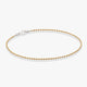 Two-Tone 18K Gold Over Silver