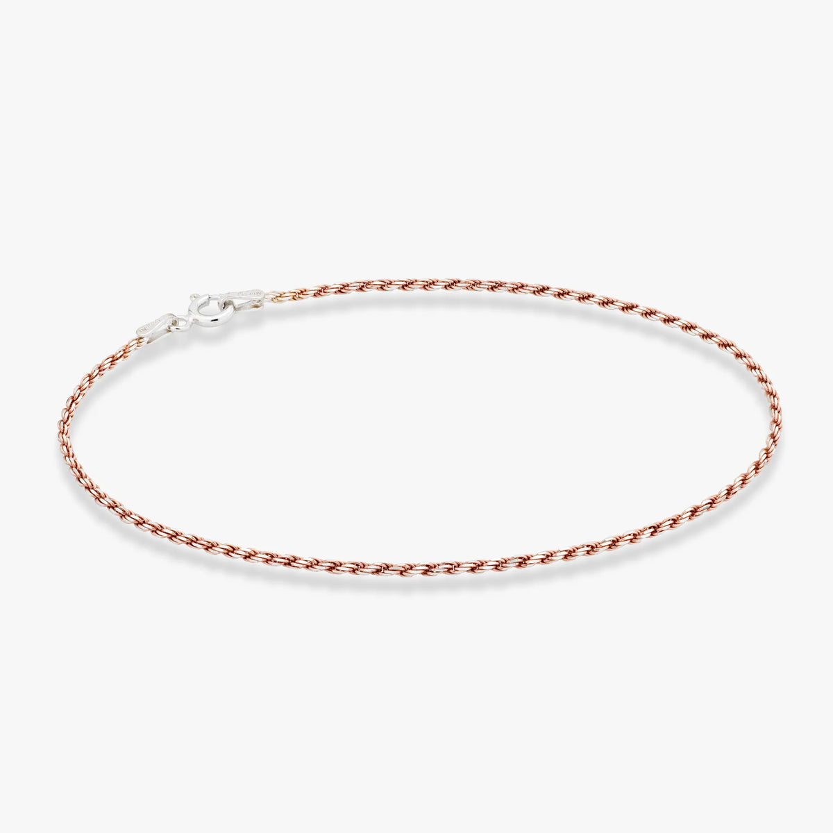 Two-Tone 18K Rose Gold Over Silver