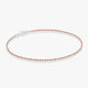 Two-Tone 18K Rose Gold Over Silver