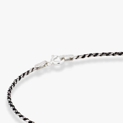Two-Tone Black Rhodium Over Silver