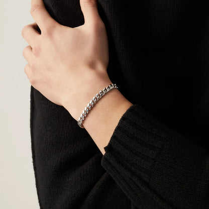 Rhodium Plated Sterling Silver